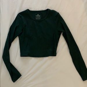 Bandier exclusive year of ours cropped long sleeve